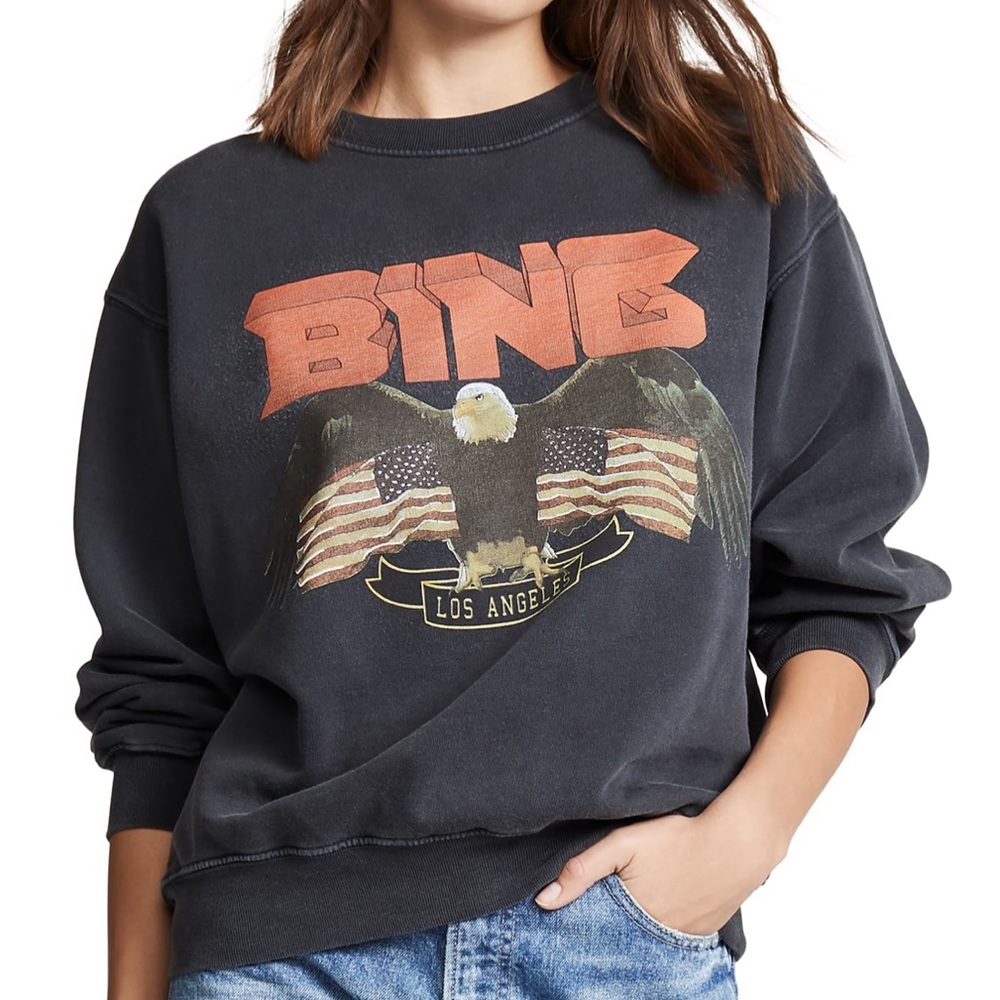 EUC Anine Bing Vintage Sweatshirt Small